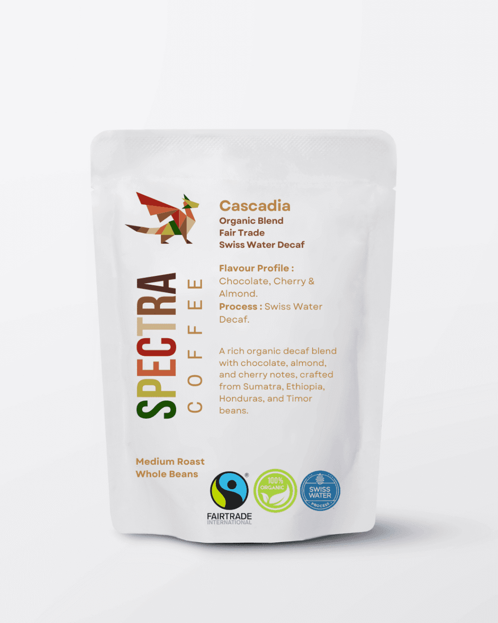Cascadia Organic Fair Trade Swiss Water Blend