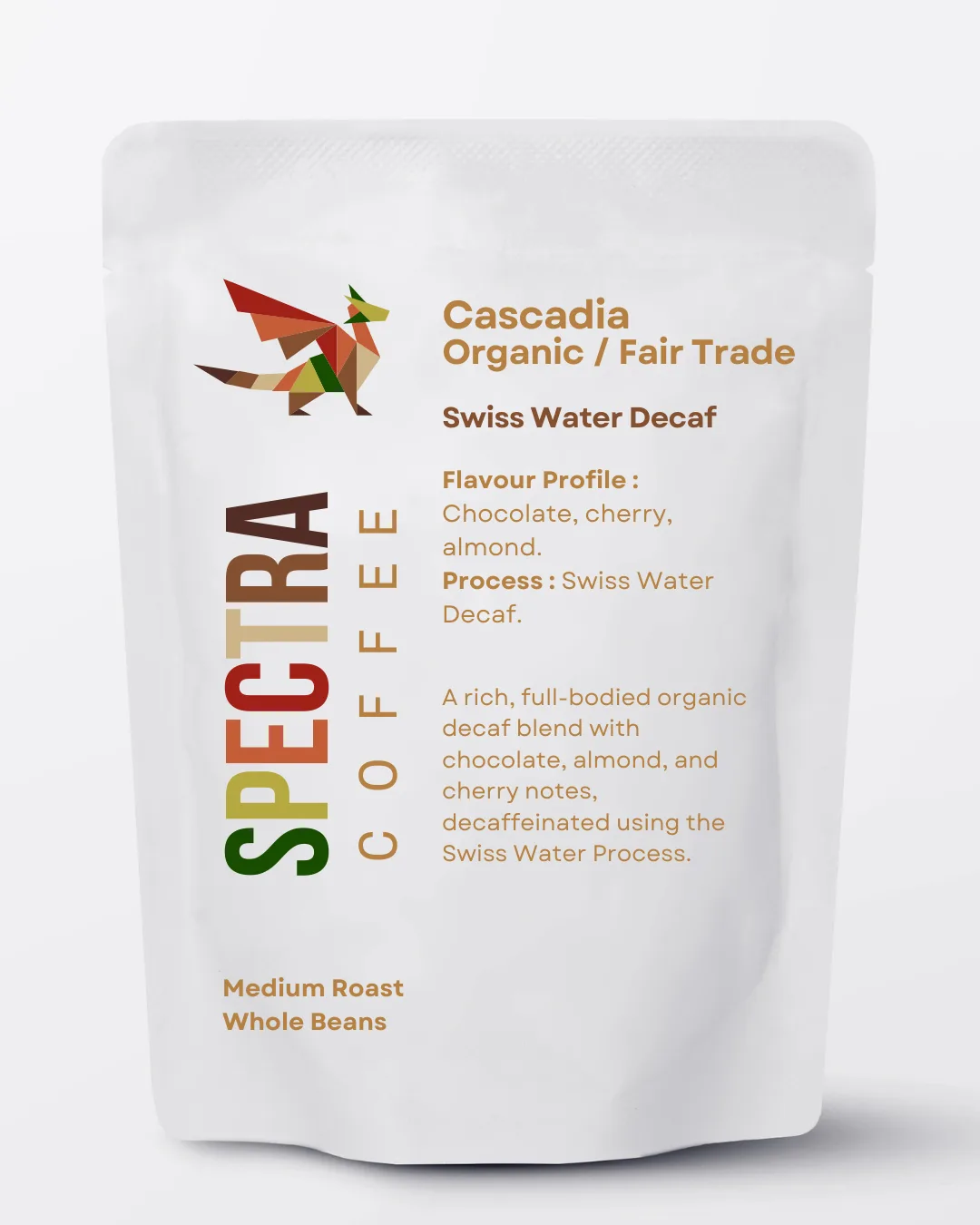 Cascadia Organic Fair Trade Swiss Water Blend