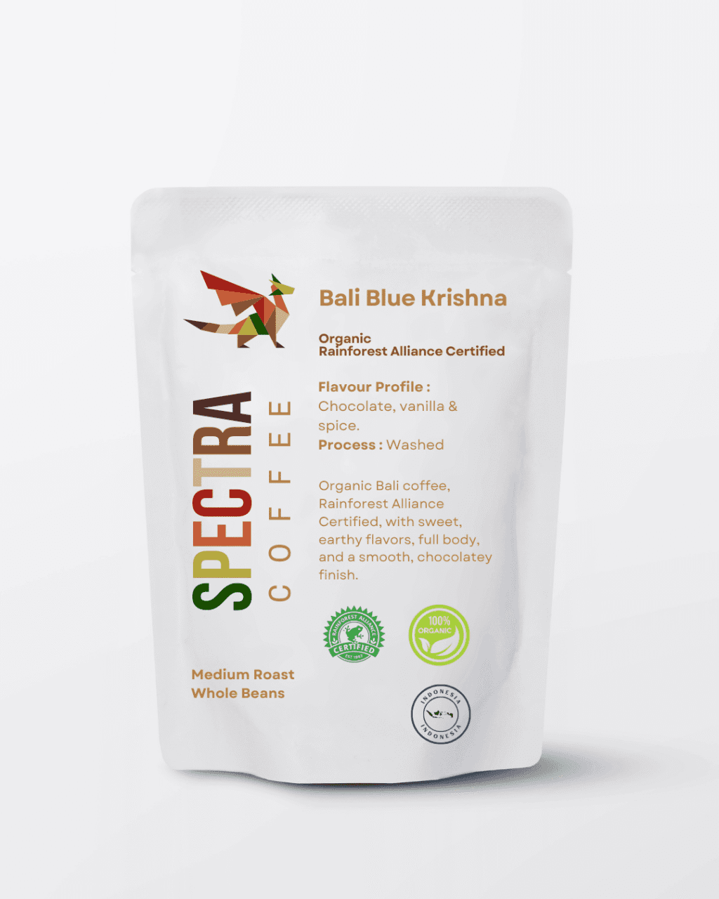 Bali Blue Krishna Organic Rainforest Alliance Coffee
