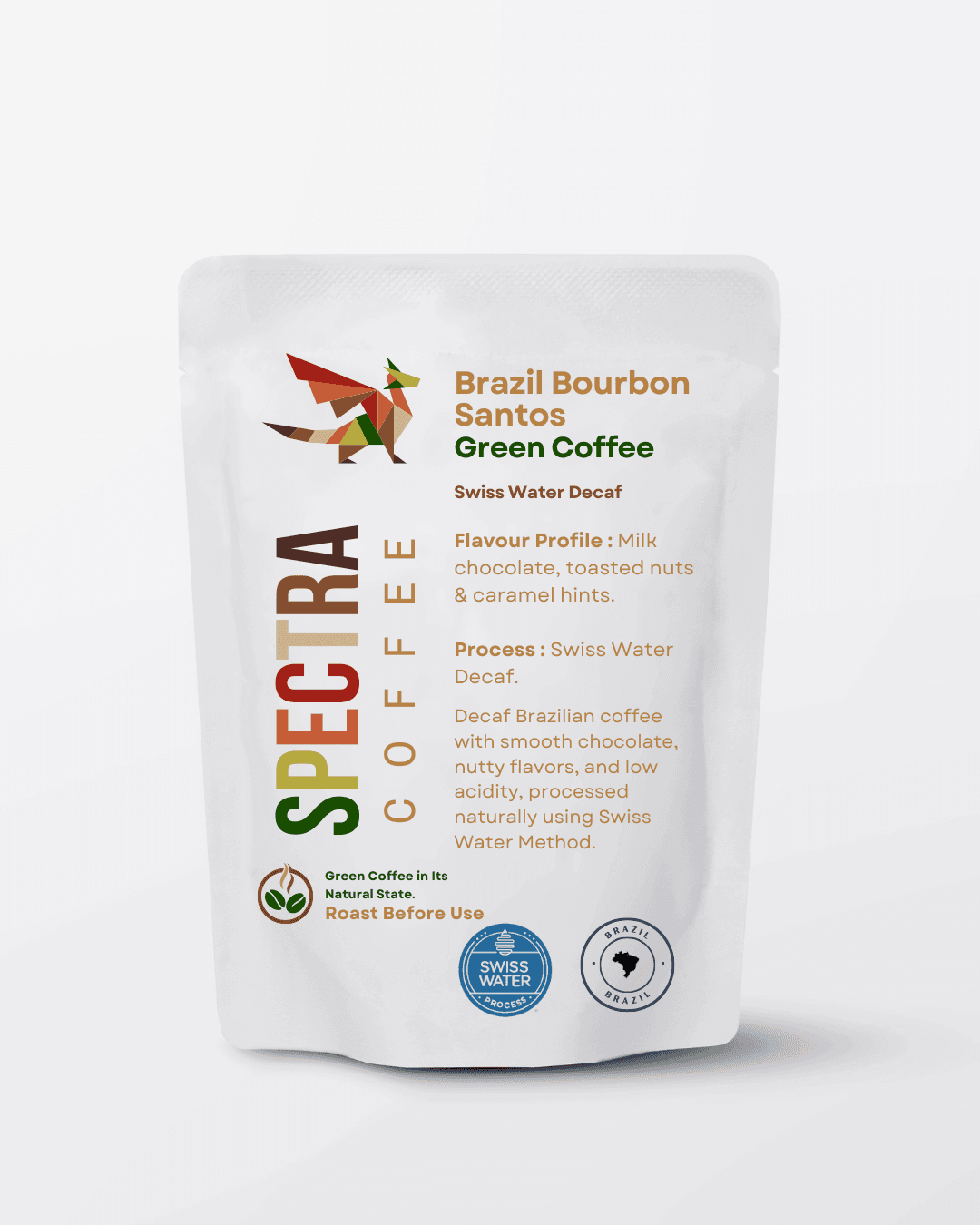Brazil Bourbon Santos Green Decaf – Swiss Water Process