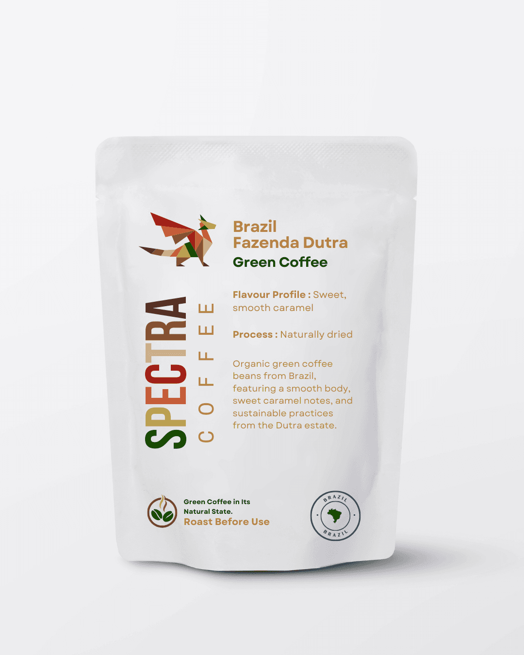 Brazil Organic Fazenda Dutra Green Coffee Beans