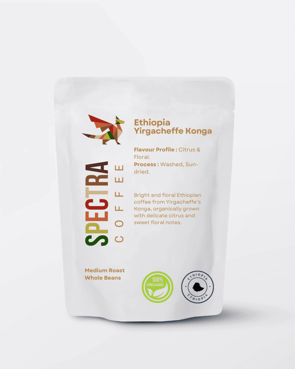 Ethiopia Yirgacheffe Konga Organic Coffee