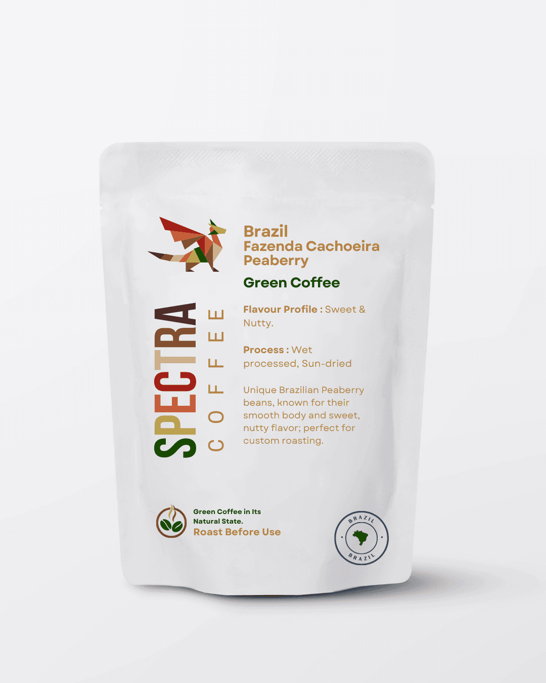 Fazenda Cachoeira Peaberry Green Coffee Beans